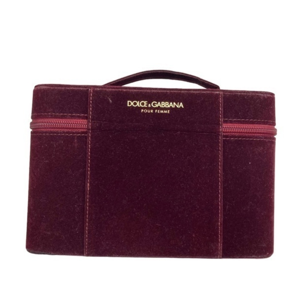 Dolce & gabbana perfumpoyr femme RARE velvety cosmetic travel case bag